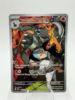 Pokemon Team Rockets Houndoom Illustration Rare Destined Rivals #191/182 NM - Image 1