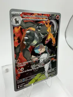 Pokemon Team Rockets Houndoom Illustration Rare Destined Rivals #191/182 NM - Image 3