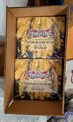 Yu-Gi-Oh Maximum Gold 1st Edition Display Box (5 Mini Boxes) Factor Sealed - Image 1