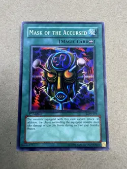 Mask of the Accursed - Yu-Gi-Oh! TCG - LON-019 - 1st Edition - LP - Image 1