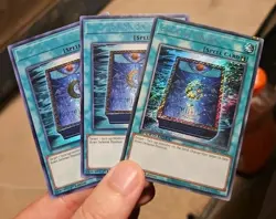 LOOK! 3x misprint book of moon yugioh no name anubis shift secret ultra rare - Image 1