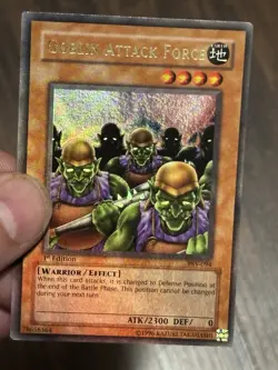 Yugioh Goblin Attack Force PSV-094 Ultra Rare 1st Edition VLP Holo Bleed Error - Image 1