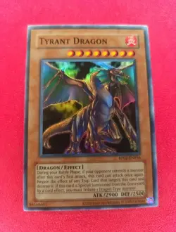 Yugioh Tyrant Dragon RP02-EN056 Super Rare 2025 Print NM - Image 1