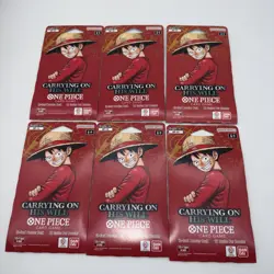 One Piece OP-13 Sleeved Booster Packs x 6. Factory Sealed.🔥🔥🔥🔥 - Image 1