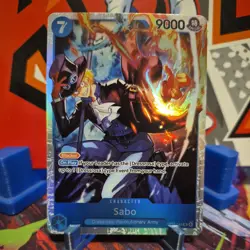 Sabo SR OP15-046 ENGLISH ONE PIECE Card Adventure on KAMI’s Island - OP15 - Image 1