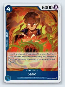 2025 One Piece Royal Blood OP10-049 Sabo Rare - Image 1