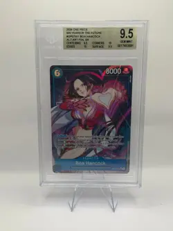 One Piece BOA HANCOCK 500 Years into Future Alt BGS GEM MINT OP07-051 English - Image 1