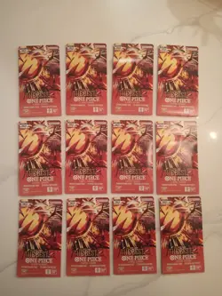LOT OF 12: One Piece TCG PRB-02 Sleeved Booster Pack English - Image 1