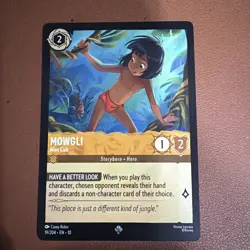 Disney Lorcana Whispers in the Well - Mowgli - Man Cub - Regular #19 - Image 1