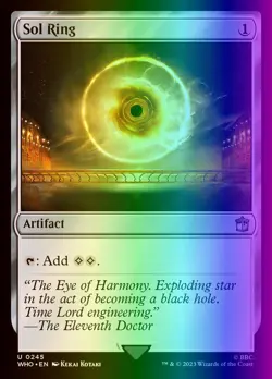 MTG Magic the Gathering Sol Ring (245/1208) Doctor Who LP FOIL - Image 1
