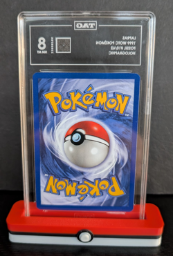 1999 Pokemon Fossil Unlimited Holo Card WOTC #10 Lapras TAG 8 - Image 2