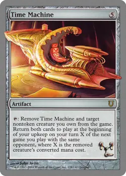 MTG Magic the Gathering Time Machine (128/169) Unhinged LP - Image 1