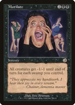 MTG Magic the Gathering Mutilate (73/143) Torment MP - Image 1