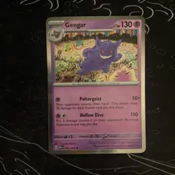 Pokemon Gengar Holo Rare SV Scarlet & Violet 151 Card 094/165 NM Condition - Image 1