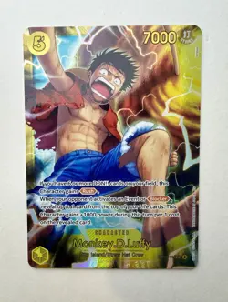 Bandai One Piece CCG Monkey.D.Luffy OP15-119 SEC Foil Character Card 7000 Power - Image 1
