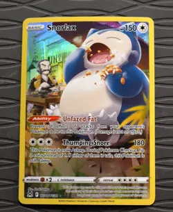 Snorlax TG10/TG30 Lost Origin Trainer Gallery Holo Pokemon Card - Image 1