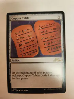 MTG Magic The Gathering Card Copper Tablet 30th Anniversary Edition Regular NM - Image 1