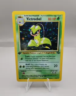 Victreebel 14/64 1st Edition Holo Card Holofoil Pokemon TCG - Image 1
