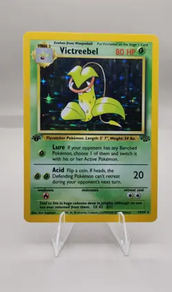 Victreebel 14/64 1st Edition Holo Card Holofoil Pokemon TCG - Image 3