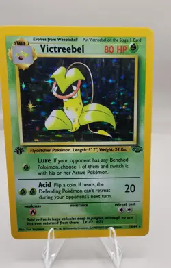 Victreebel 14/64 1st Edition Holo Card Holofoil Pokemon TCG - Image 4