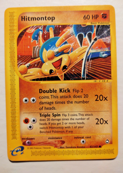 Hitmontop 82/147 Common Aquapolis Non Holo Pokemon Card NM - Image 1