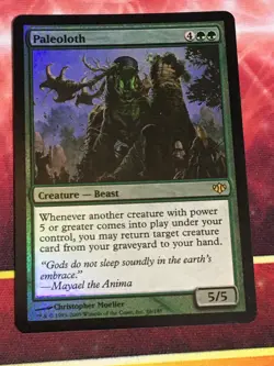 C6616 MTG MAGIC GATHERING CONFLUX PALEOLOTH #88 FOIL LP RARE - Image 1