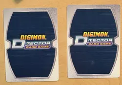 2 Digimon D-Tector LEOMON Cards 2002 Bandai, DT-97 Champion, HCKP4 - Image 2