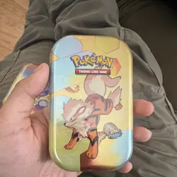 Pokemon Scarlet & Violet—151 Mini Tin Arcanine Omanyte Trading Card Game 2023 - Image 1