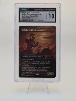 MOGIS, GOD OF SLAUGHTER Secret Lair Foil Mythic Sans Mercy CGC 10 MTG - Image 1