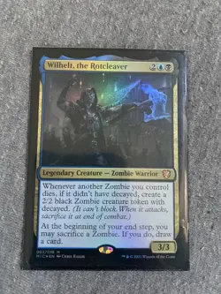 WILHELT THE ROTCLEAVER. COMMANDER DECK ZOMBIE TRIBAL EDH. HUGE VALUE. - Image 3