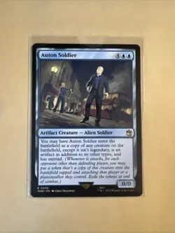 MTG Auton Soldier WHO 0036 R NM Regular - Image 2