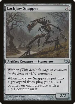 MTG Magic the Gathering Lockjaw Snapper (255/315) Shadowmoor LP - Image 1