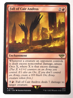 Fall of Cair Andros 124 the Lord of the Rings MTG Magic the Gathering NM - Image 1