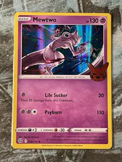 Pokemon TCG - Mewtwo Reverse Holo Rare - 056/172 - Brilliant Stars - Image 1
