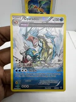 Gyarados Holo Rare 21/98 XY Ancient Origins Pokemon TCG Holo FULL ART ~ LP+ - Image 1