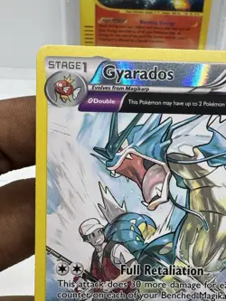 Gyarados Holo Rare 21/98 XY Ancient Origins Pokemon TCG Holo FULL ART ~ LP+ - Image 3