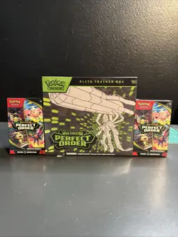 Pokemon TCG: Perfect Order ETB & 2x Booster Bundle IN HAND Ready To Ship - Image 1