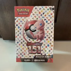 Pokemon TCG: Scarlet and Violet 151 Booster Bundle Factory Sealed 6 Packs - Image 1