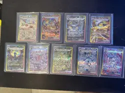 Terastal Festival SAR Godpack Set of 9 - SV8a Japanese NM Umbreon Sylveon Eevee- - Image 1