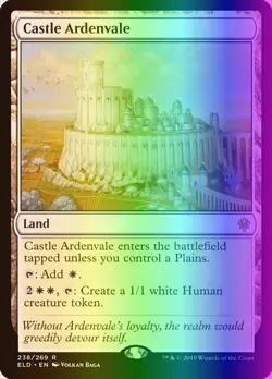 MTG Castle Ardenvale (238p/150) Throne of Eldraine Promos LP FOIL - Image 1