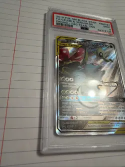 2019 Pokemon Black Star Promo Celebi & Venusaur Gx Tag Team #SM167 PSA 9 - Image 3