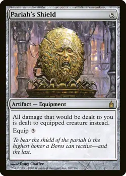 MTG Magic the Gathering Pariah's Shield (267/306) Ravnica City of Guilds MP - Image 1