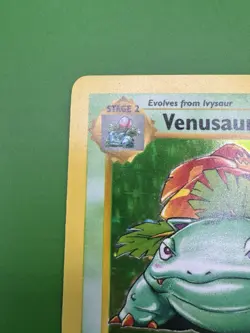 Pokemon TCG Venusaur Base Set Shadowless Holo Rare 15/102 100 HP Stage 2 - Image 4