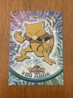 Abra #63 1999 Topps - Near Mint - Pokemon - Image 1
