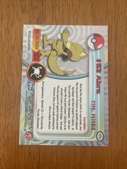Abra #63 1999 Topps - Near Mint - Pokemon - Image 2