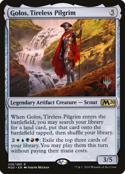 MTG Golos, Tireless Pilgrim (226p/143) Core Set 2020 Promos NM - Image 1