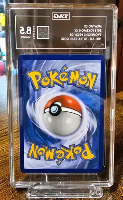Pokemon Mewtwo EX XY Evolutions 103/108 Full Art Ultra Rare Gold NM+ TAG 8.5 - Image 2