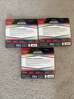 Lot Of 3 - Pokemon TCG Scarlet & Violet Prismatic Evolutions Packs Brand New - Image 2