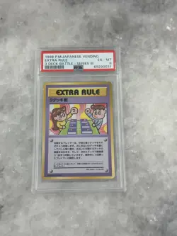 1998 Pokemon Japanese Vending Extra Rule 3 Deck Battle Series 3 PSA 6 - Image 1