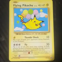Pokemon Flying Pikachu 110/108 Evolutions 40 HP Secret Rare Basic English - Image 1